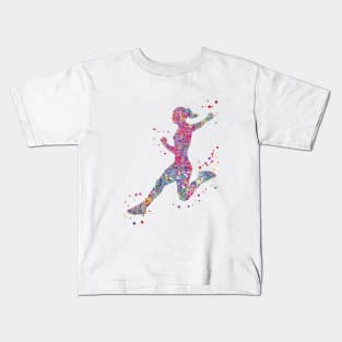 Running woman Kids T-Shirt